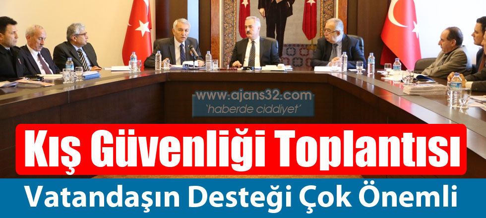 Kış Güvenliği Toplantısı