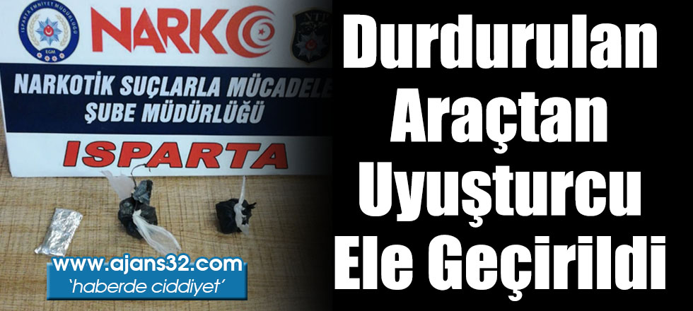 Durdurulan Araçtan Uyuşturcu Ele Geçirildi