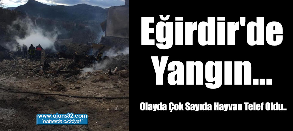 Eğirdir'de Yangın...