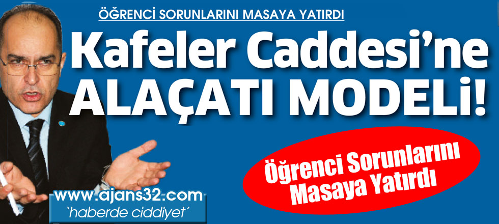 Kafeler Caddesi'ne Alaçatı Modeli