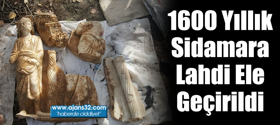 1600 Yıllık Sidamara Lahdi Ele Geçirildi