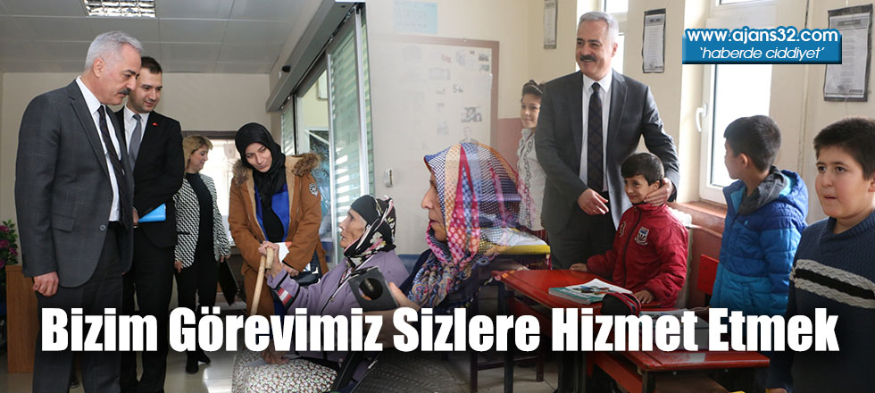 Vali Seymenoğlu: Bizim Görevimiz Sizlere Hizmet Etmek