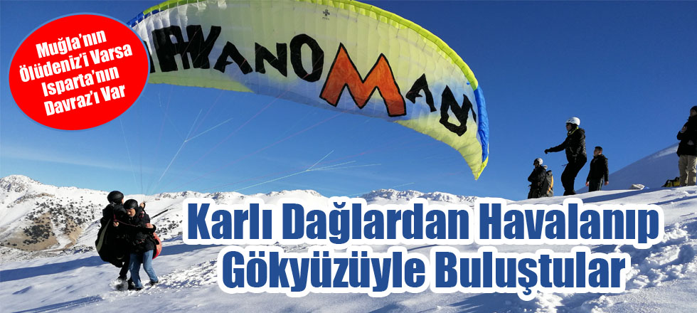 Karlı Dağlardan Havalanıp Gökyüzüyle Buluştular