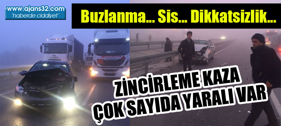 Keçiborlu Yolunda Zincirmele Kaza: Çok Sayıda Yaralı Var