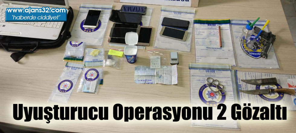 Uyuşturucu Operasyonu 2 Gözaltı