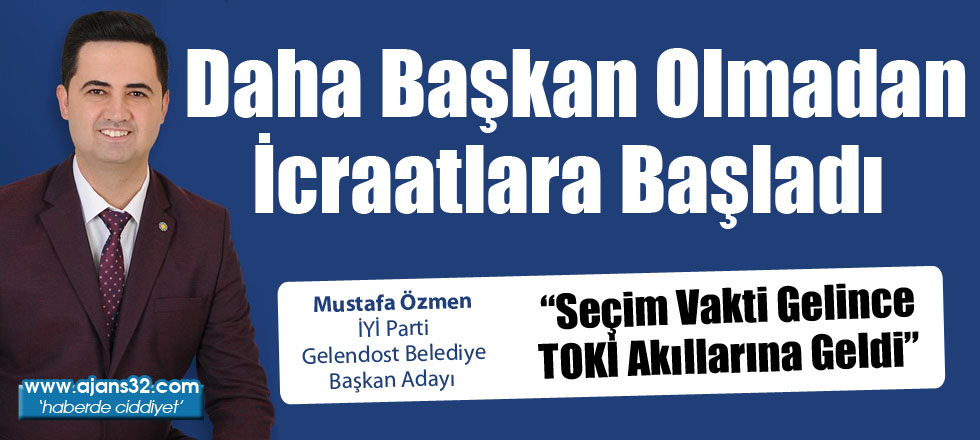 Daha Başkan Olmadan İcraatlara Başladı