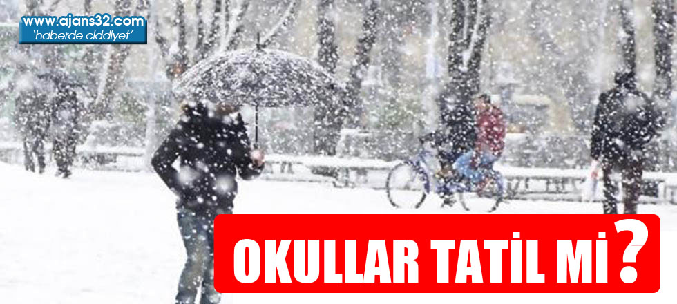 Isparta'da Okullar Tatil Mi?