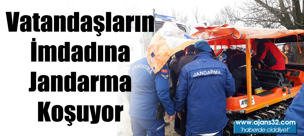 Vatandaşların İmdadına Jandarma Koşuyor