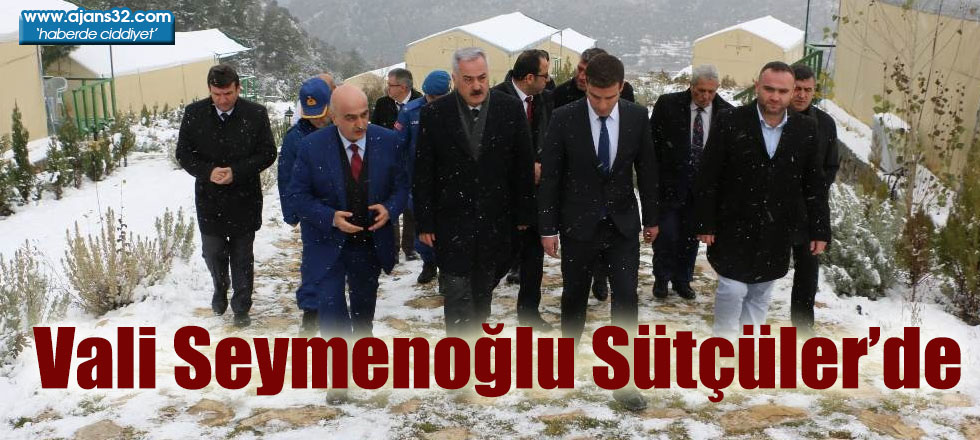 Vali Ömer Seymenoğlu Sütçüler’de