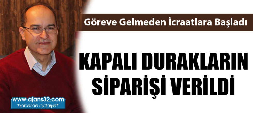 Gökmenoğlu İcraatlara Başladı: Kapalı Durakların Siparişleri Verildi