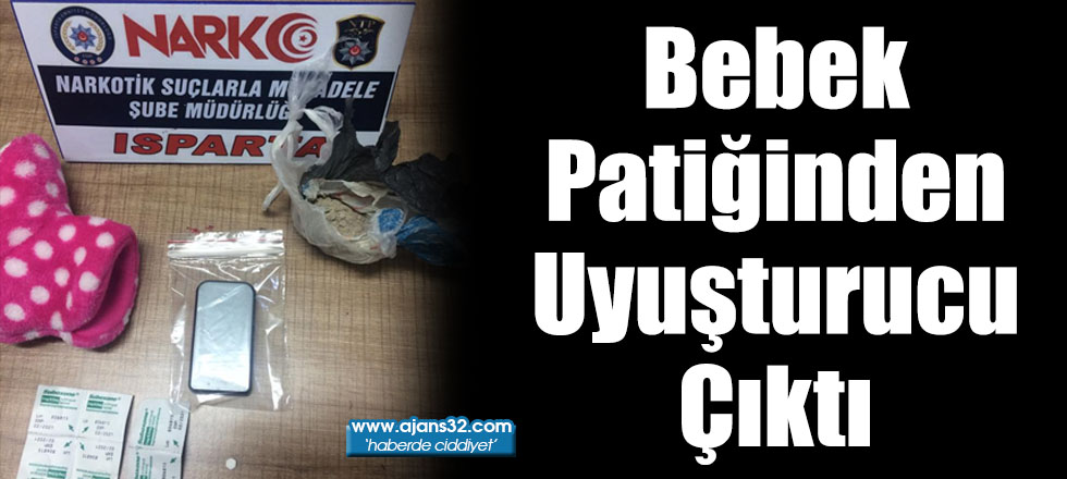 Bebek Patiğinden Uyuşturucu Çıktı