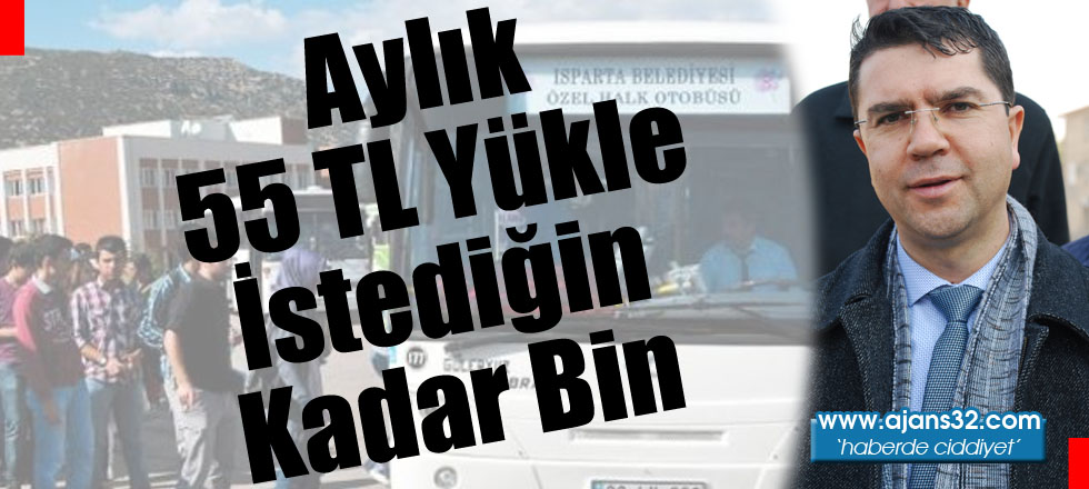 Aylık 55 TL Yükle İstediğin Kadar Bin