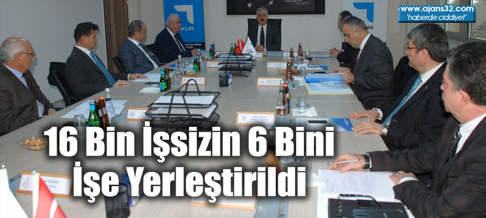 16 Bin İşsizin 6 Bini İşe Yerleştirildi