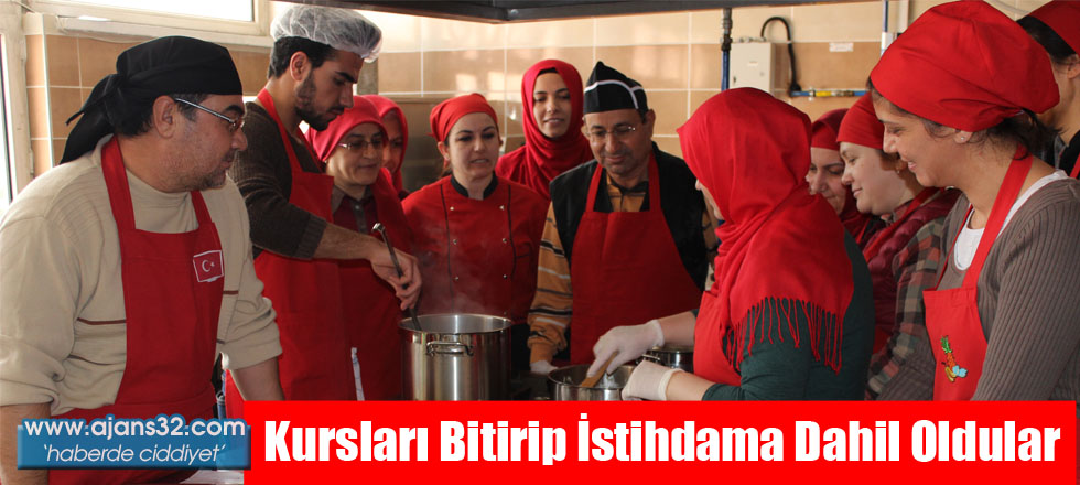 Kursları Bitirip İstihdama Dahil Oldular!