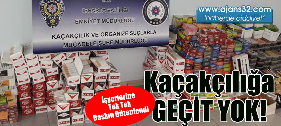 İşyerlerine Tek Tek Baskın Düzenlendi