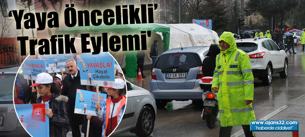 ‘Yaya Öncelikli’ Trafik Eylemi'