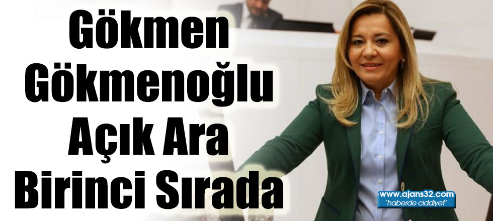 Gökmen Gökmenoğlu Açık Ara Birinci Sırada