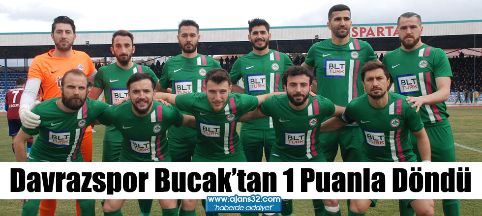 Davrazspor Bucak’tan 1 Puanla Döndü