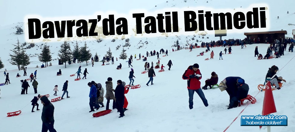 Davraz’da Tatil Bitmedi