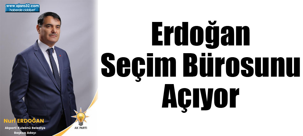 Erdoğan Seçim Bürosunu Açıyor