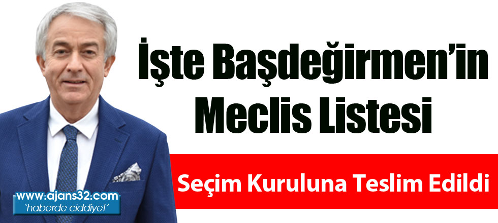 İşte Başdeğirmen'in Meclis Listesi