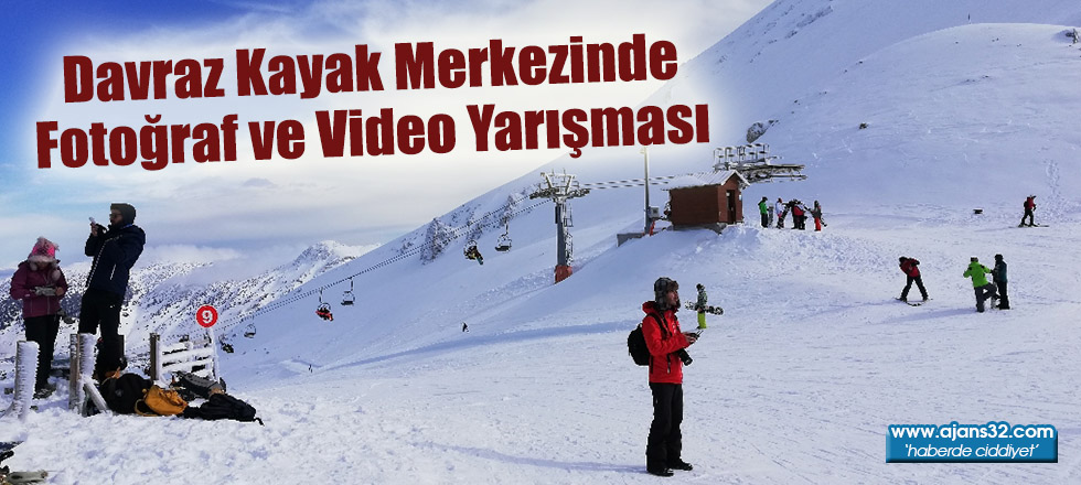 Davraz Kayak Merkezinde Fotoğraf ve Video Yarışması