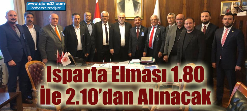 Isparta Elması 1.80 İle 2.10’dan Alınacak