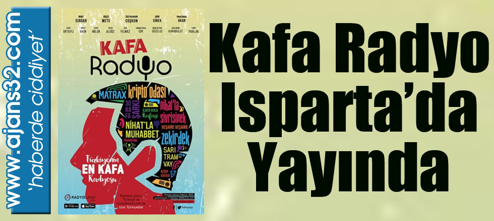 Kafa Radyo Isparta'da Yayında