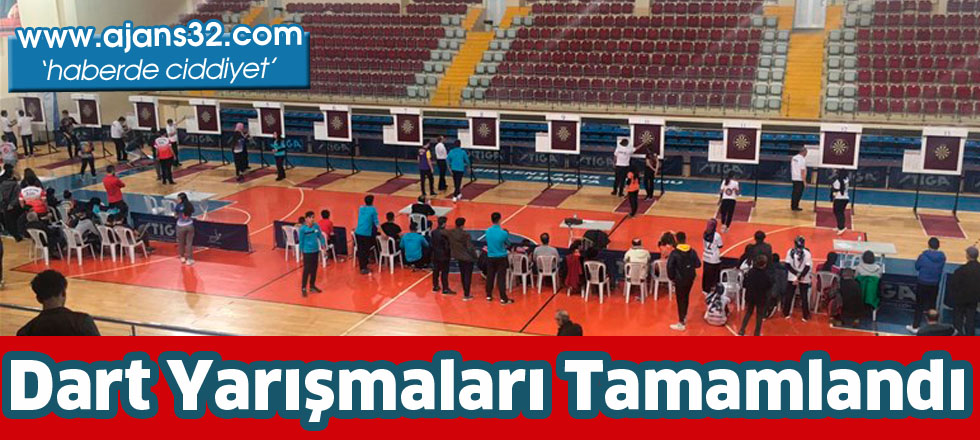 Dart yarışmaları tamamlandı