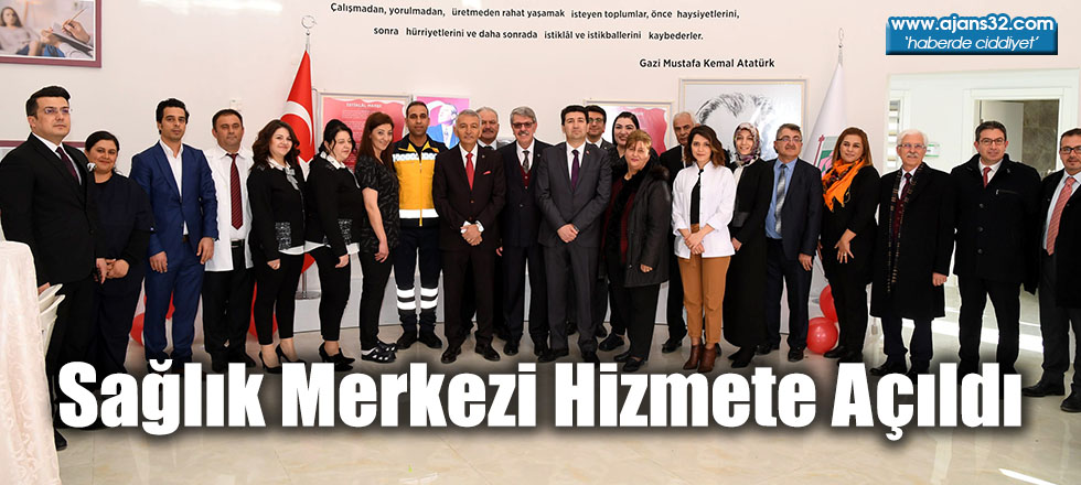 Sağlık Merkezi Hizmete Açıldı