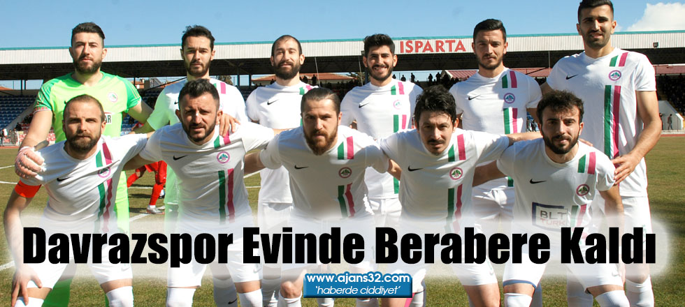 Davrazspor Evinde Berabere Kaldı