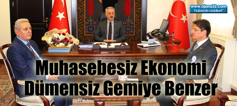 Muhasebesiz Ekonomi Dümensiz Gemiye Benzer