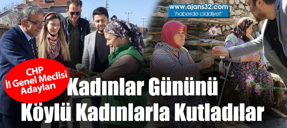 Kadınlar Gününü Köylü Kadınlarla Kutladılar