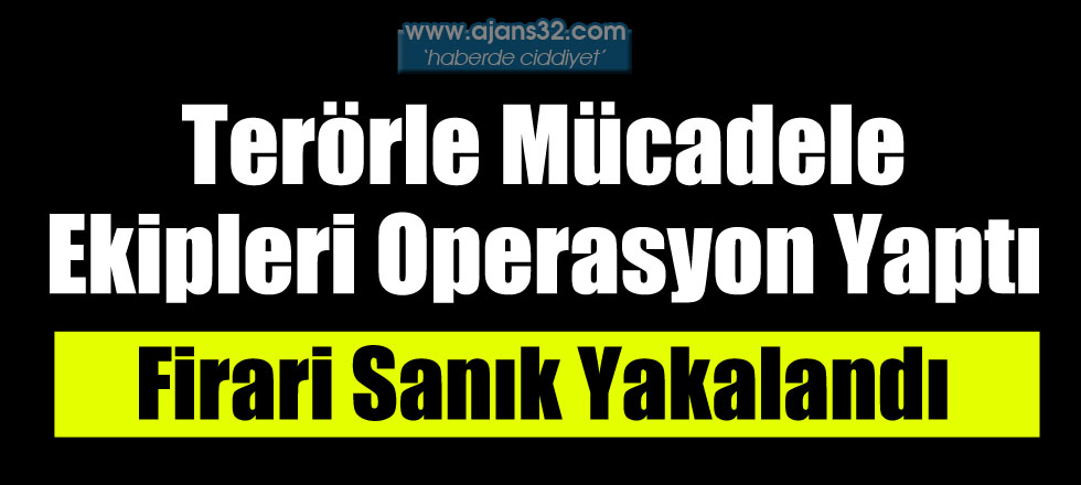 Terörle Mücadele Ekipleri Operasyon Yaptı