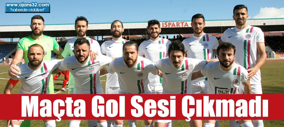 Maçta Gol Sesi Çıkmadı