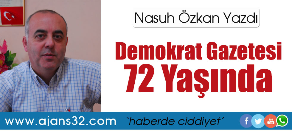 Demokrat Gazetesi 72 Yaşında