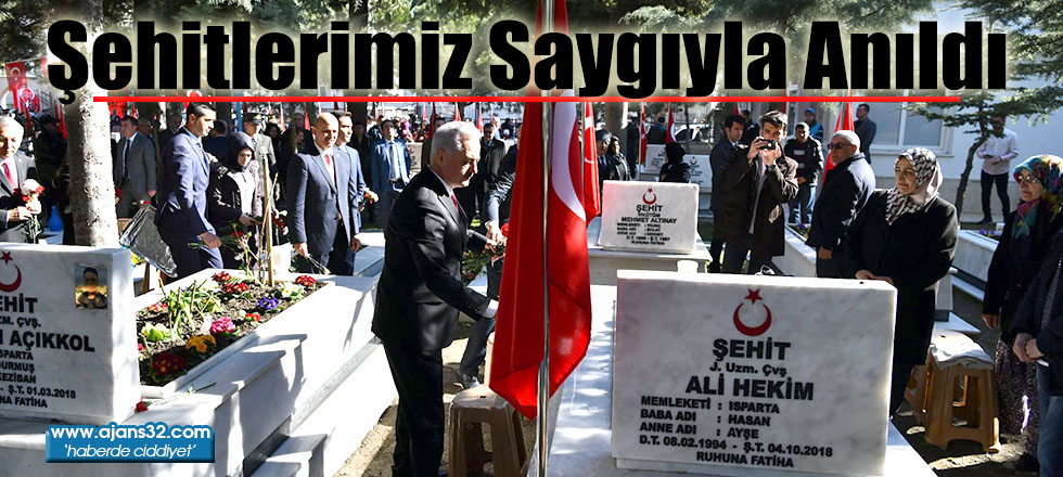 Şehitlerimiz Saygıyla Anıldı