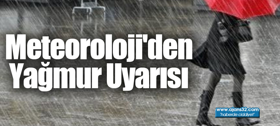 Meteoroloji'den Sağanak Yağış Uyarısı