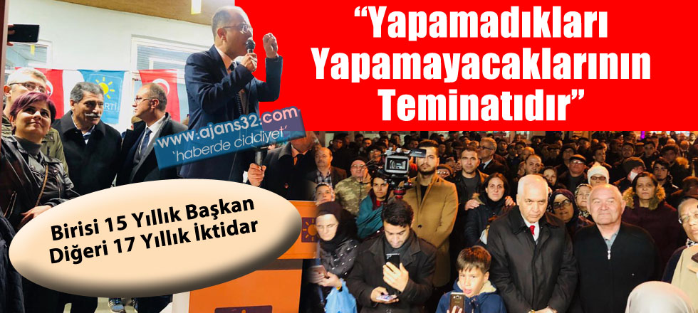 “Yapamadıkları Yapamayacaklarının Teminatıdır”