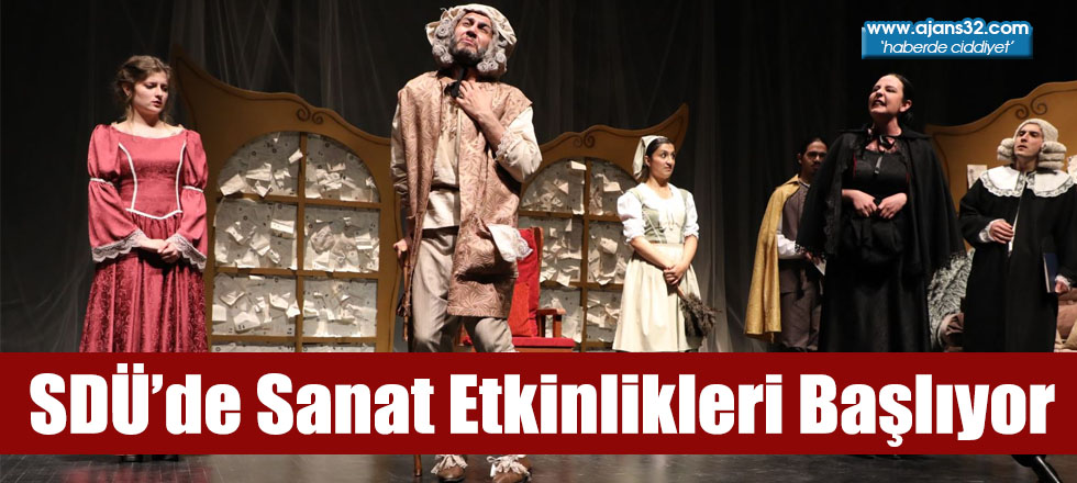 SDÜ’de Sanat Etkinlikleri Başlıyor