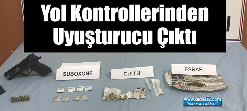 Yol Kontrollerinden Uyuşturucu Çıktı