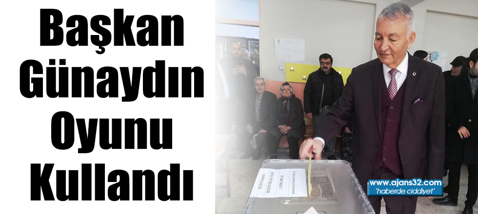 Başkan Günaydın Oyunu Kullandı