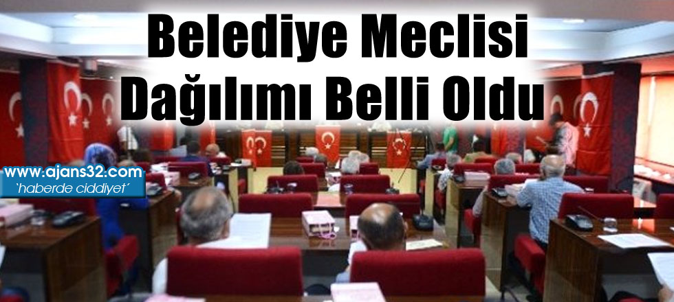 Belediye Meclisi'nde Dağılım Belli Oldu