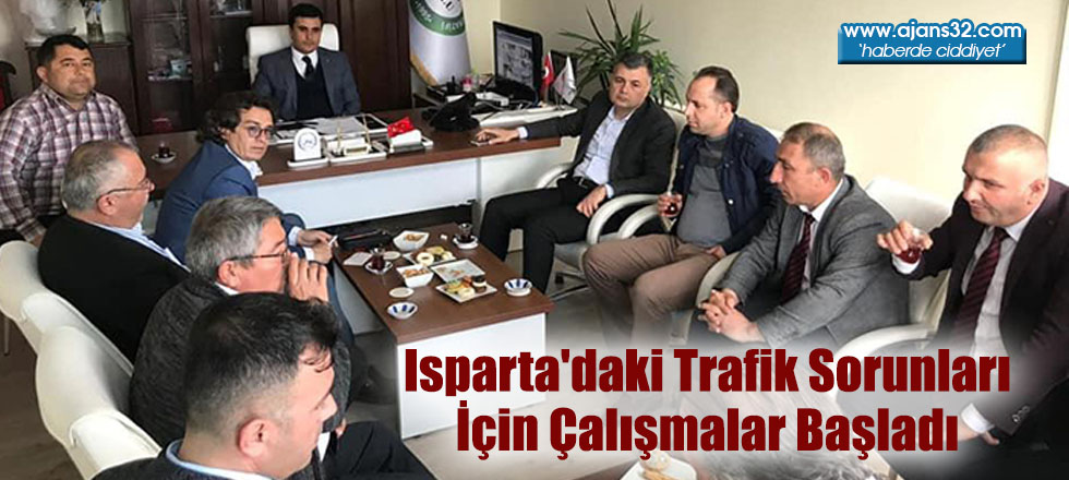 Isparta'daki Trafik Sorunları İçin Çalışmalar Başladı