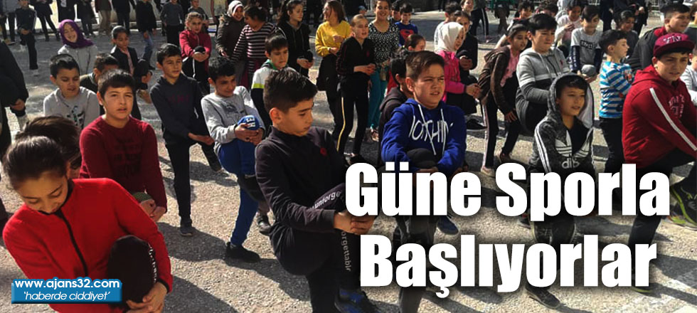 Güne Sporla Başlıyorlar