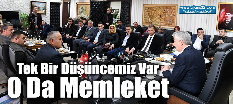 Tek Bir Düşüncemiz Var O Da Memleket