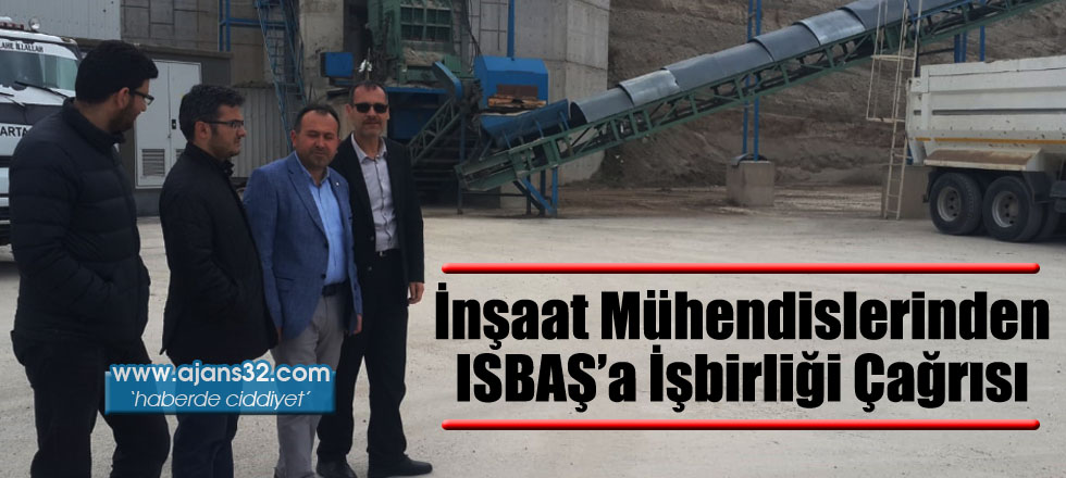 İnşaat Mühendislerinden ISBAŞ'a İşbirliği Çağrısı