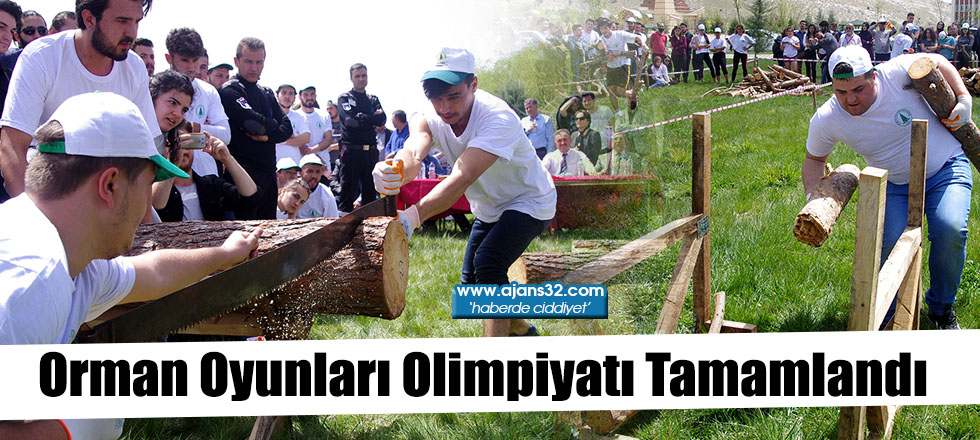 Orman Oyunları Olimpiyatı Tamamlandı