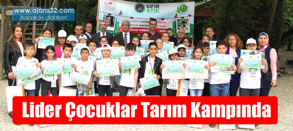 Lider Çocuklar Tarım Kampında