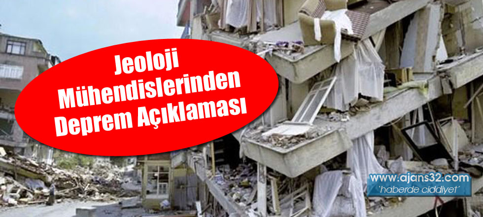 Jeoloji Mühendislerinden Deprem Açıklaması